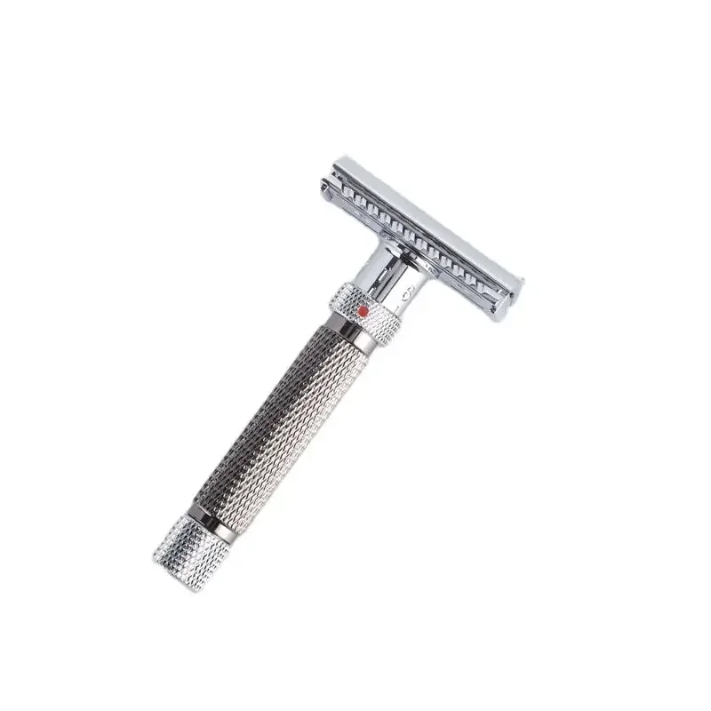 Yaqi Adjustable The Final Cut Chrome And Gunmetal Color Safety Razor for Men Provide Comfortable Grip With 12mm Handle Diameter
