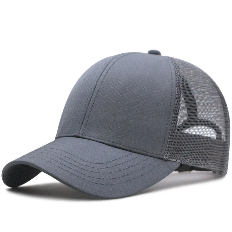 Summer Outdoors Cool Big Head Man Large Size Mesh Baseball Hats Male Outdoors Plus Size Sport Caps 60-68cm