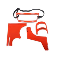  Haircut Kit Beard Hair Goatee Neckline Shaving Template Hairline Beard Shaping Tool Hair Cutting Grooming Kit Barber Supplies 