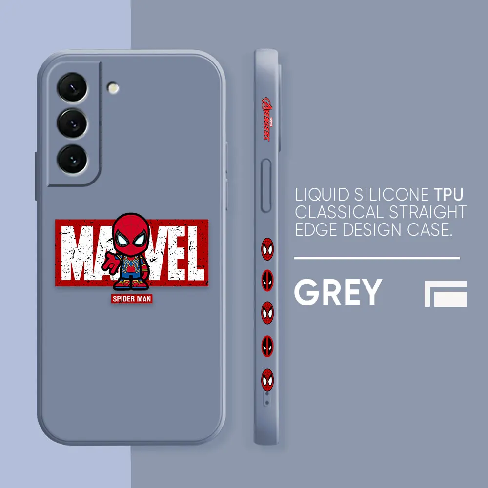 thumbnail image 1 of Funda con estampado de Marvel Spider-Man Deadpool para Samsung S23 S22 S21 S20 FE S11 S11E S10 S10E S9 S30 Ultra Plus 4G 5G, 1 of 5