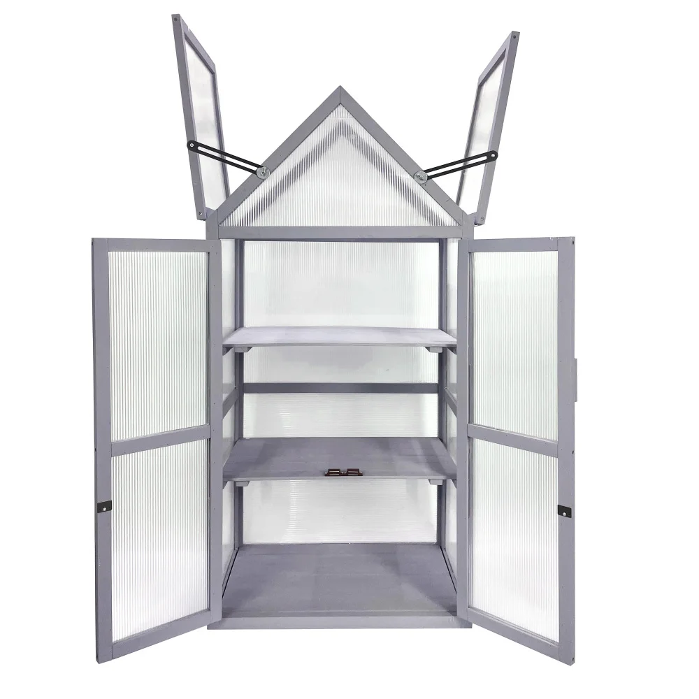 Mini Wooden Greenhouse Kit 2