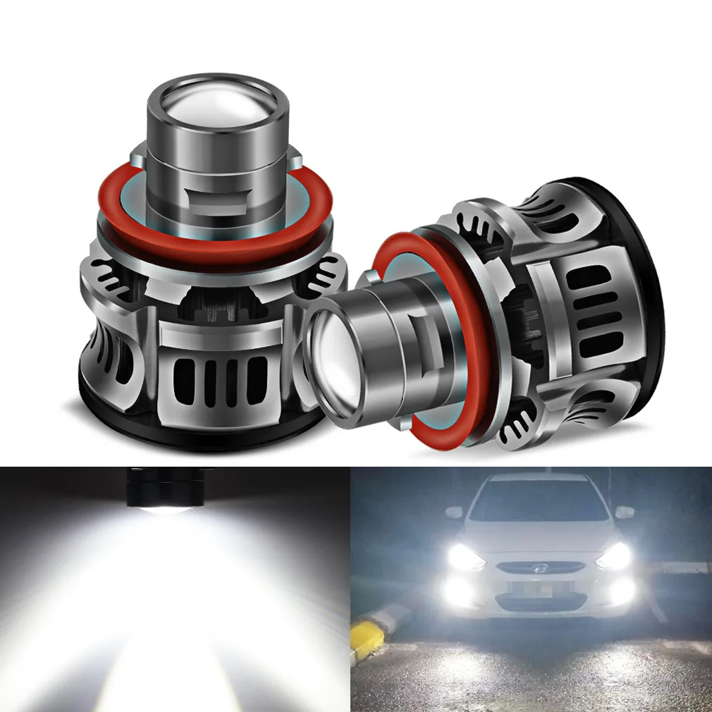 

Carolyn H8 H7 H11 9005 HB3 9006 HB4 Car LED Canbus Powerful Fog Light Bulbs 3000K 6000K 8000K 100W 12V Lens Fog Lamp Bulb