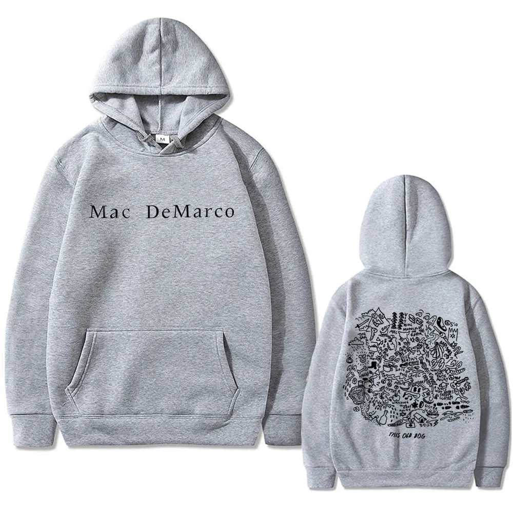 Singer Mac Demarco This Old Dog Album Double Sided Print Hoodie Men Women Fashion Oversized Hoodies Male Fleece Hoody Sweatshirt 4