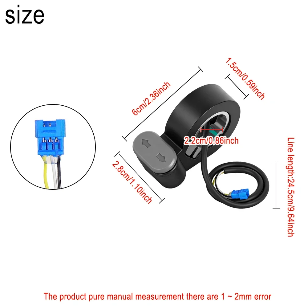 Blinker-Schalter Kompatibel mit Xiaomi 5 5Max 5Pro Elektroroller Zubehör Blinker-Taste Ersatzteile – Detail 6