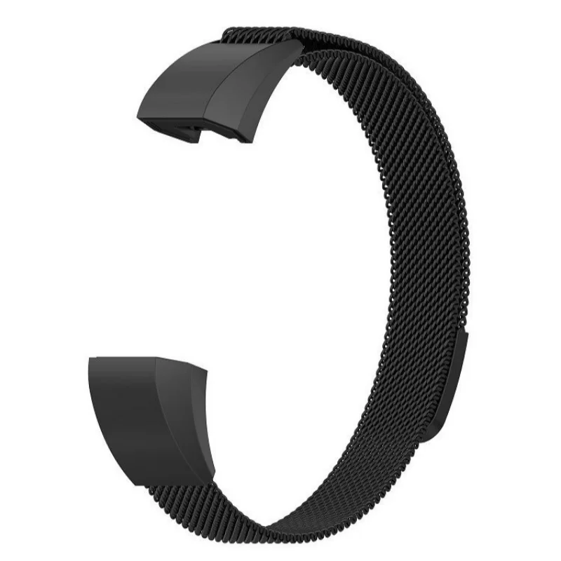 ミラネーゼステンレス鋼の時計ストラップ,金属製のバックル,スポーツブレスレット,fitbit ace hr用アクセサリー