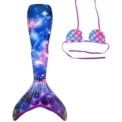 Girls Swimsuit Kids Adult Swimming Mermaid tail Girl Mom Cosplay Mermaid Costume Children Party Gift Fantasy Swimsuit With Monofin Fin