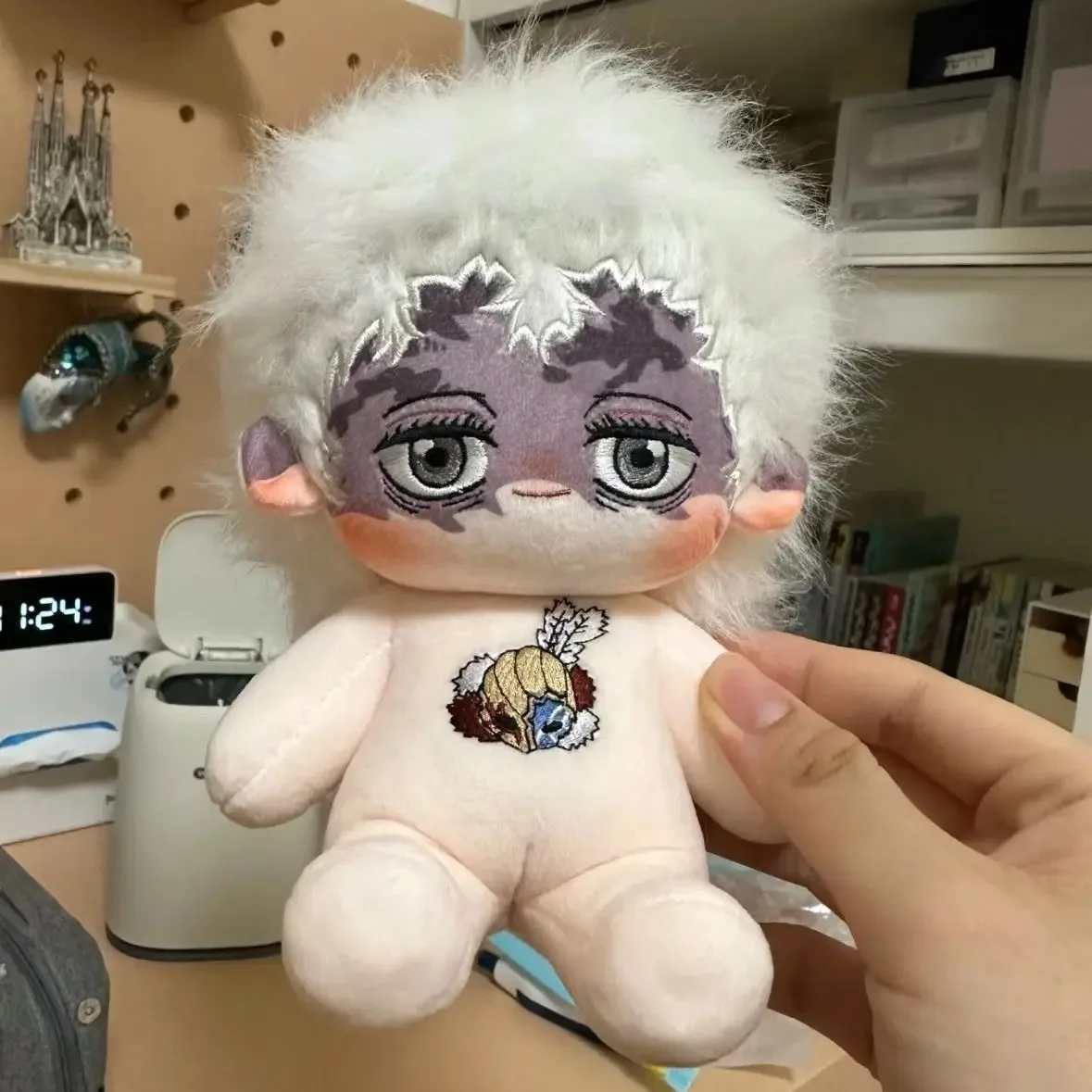 

Japan Anime Role Yuno Grinbellor 20cm Soft Plush Doll Body Dress Up Cotton Stuffed Plushie Cosplay Toys Idol Figures Xmas Gift