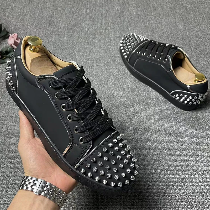 

Мужские модные платья в стиле панк-рок, туфли из натуральной кожи, черные, белые туфли на плоской подошве, оригинальные кроссовки на платформе, мужская обувь