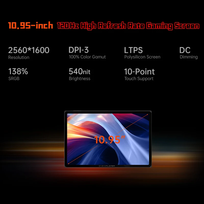 OneXPlayer X1 PRO AMD Ryzen AI 9 HX370 /8840U Laptop Tablet 3 IN 1 PC Game Console 10.95" Windows Handheld Controllers Computer 2