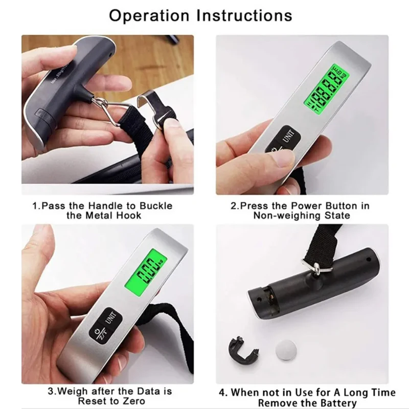 Portable handheld hanging scale 5