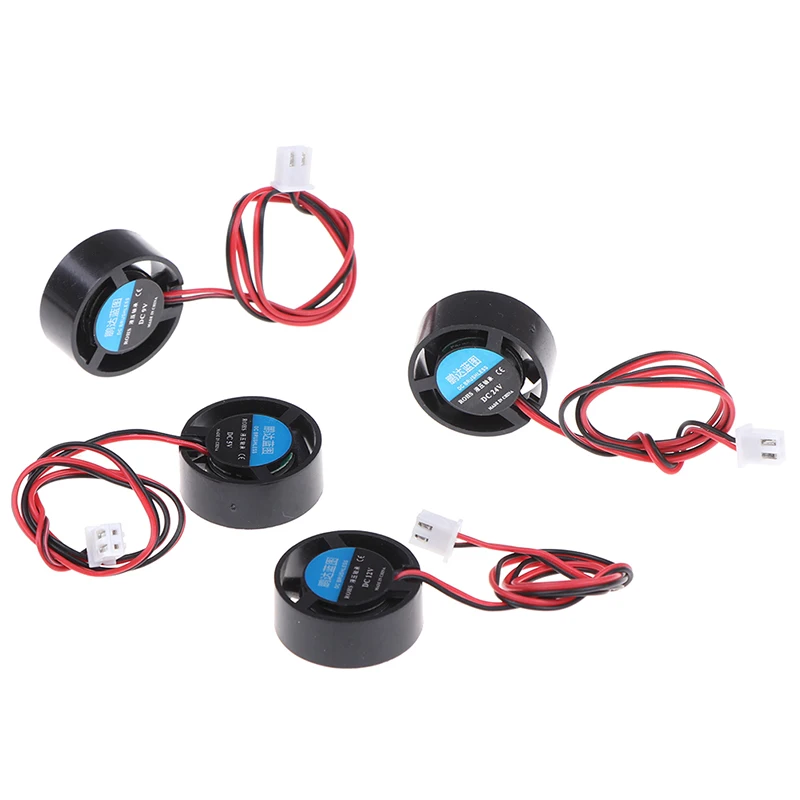 25.5x10mm 5V 9V 12V 24V Round Mini Cooling Fan for LED Lamps Computer Radiator electric fan computer case fan