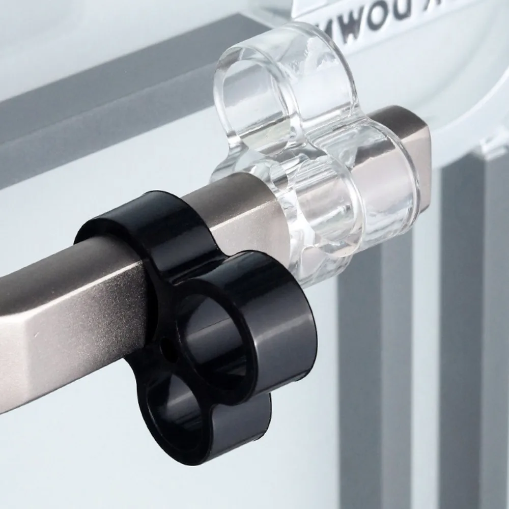 Description Picture 4 of item1/4/8PCS PVC Handles Door Stopper Transparent Punch-free Handle Buffer Pad O-shaped 1/4/8PCS Anti-Collision Protected Pad