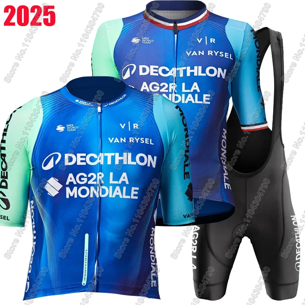 Ag2r Cycling Jersey Set Country Summer France