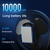 USB Charging Home Room Table Wireless Electric Fan 10000mAh Battery Outdoor Travel Portable Clip Ceiling Fan 4 Speed Adjusted 2