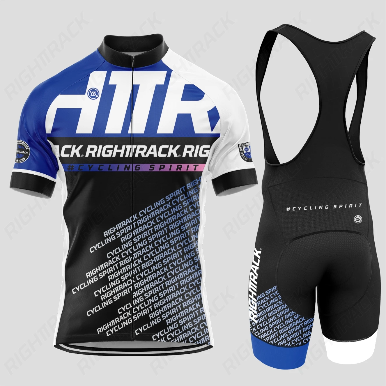 Pro Race Team Cycling Jerseys Top Quality Men's Summer Short Sleeve Breathable 20D BIBS Maillot Riding Clothing RIGHTTRACK
