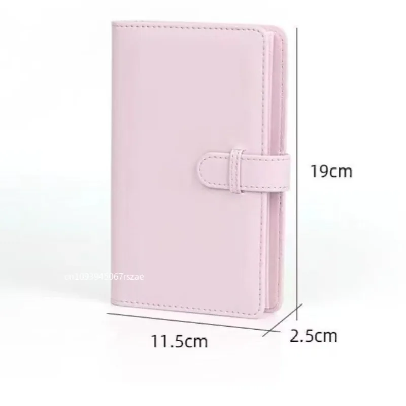 108 포켓 사진 앨범 필름 카메라 3인치 사진 용지 PU 가죽 보관 케이스 스탬프 수집 책 폴라로이드 앨범용