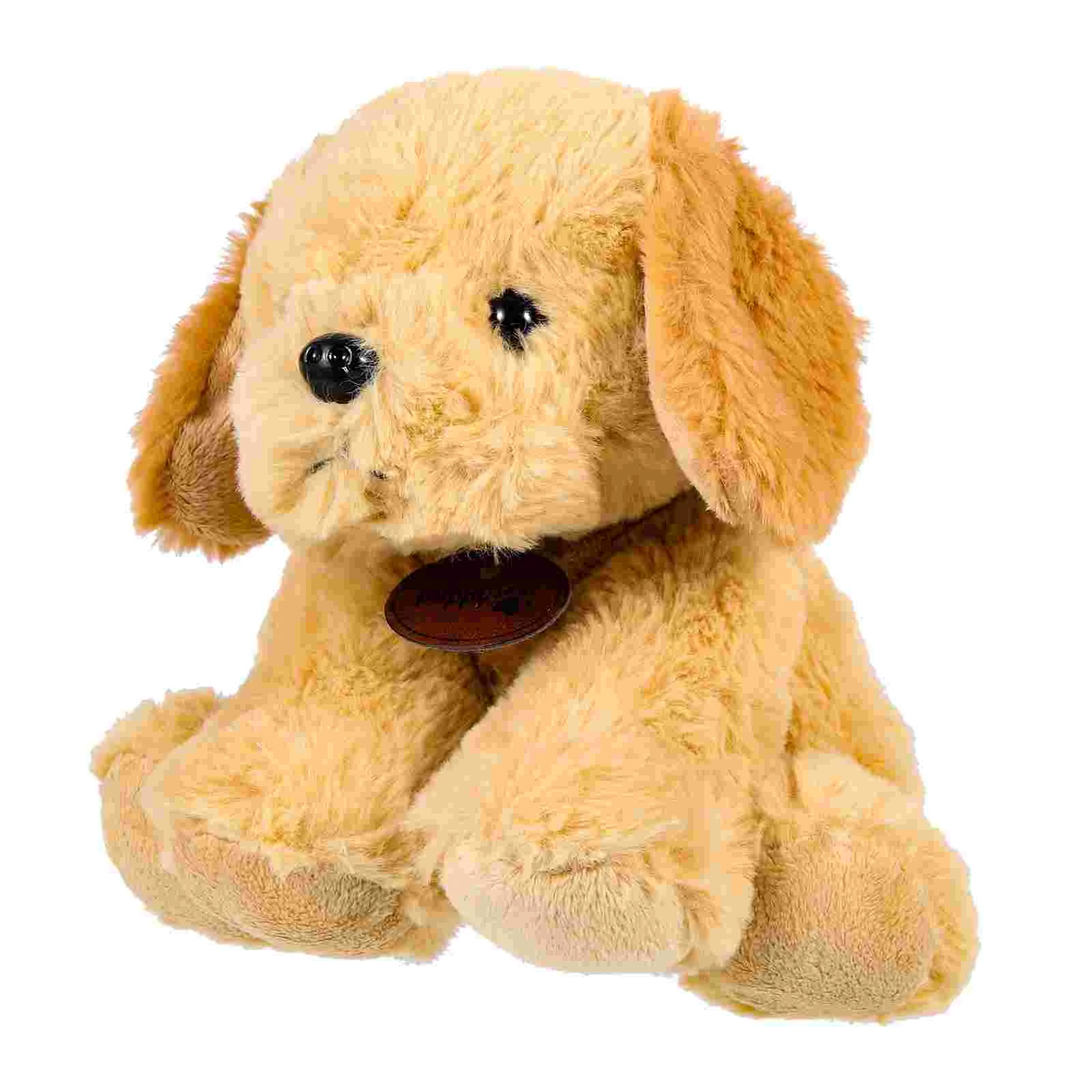 Golden Retriever Puppy Holiday Kids Gift Plush Ornament Toy Stuffed Animals