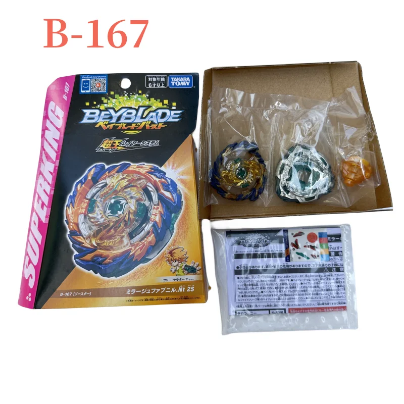 100% Originale Takara Tomy Beyblade Burst B-167 Booster Mirage Fabnir.Nt 2S Blast Spin Top Toys Per Bambini