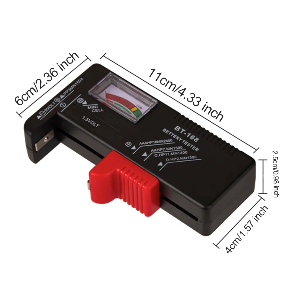 Universal Battery Tester for AA AAA C D 9V
