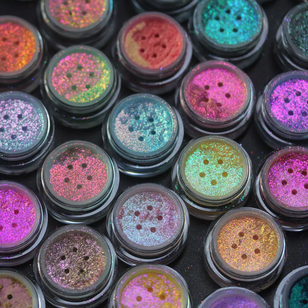MultiChrome Shifting Pigments Chameleon Eyeshadow Powder Infinite Laser Pigment Cosmetic Safe for Face Makeup Nail Art Painting color shift pigment powder
