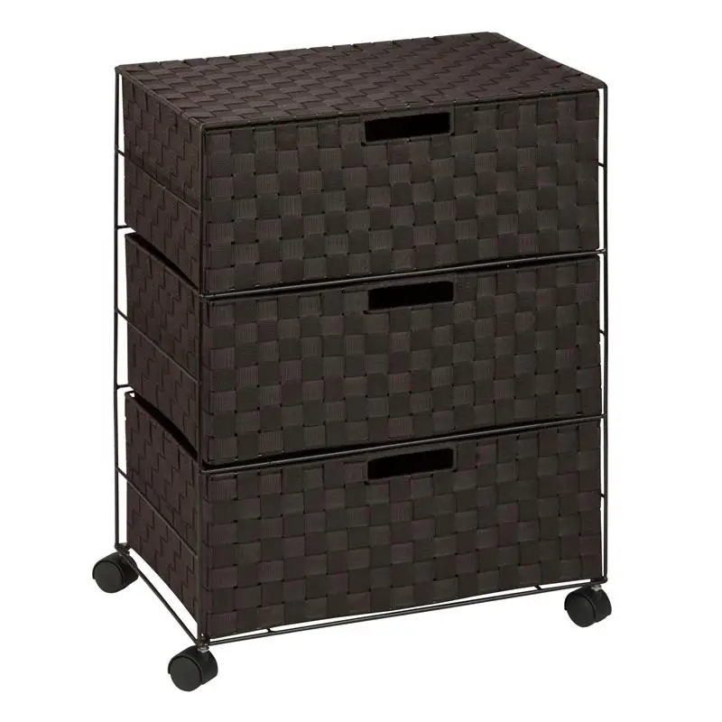 

Small Dresser,Storage Chest,Storage Tower Organizer,3 drawer,wheels,Removable