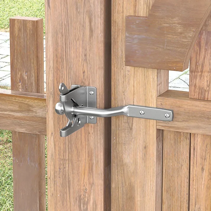 One Set Fence Hinge Pins Silver Iron Pins Fence Latch Lock Door Buckle Garden Hardware Door & Window Hardware Screws