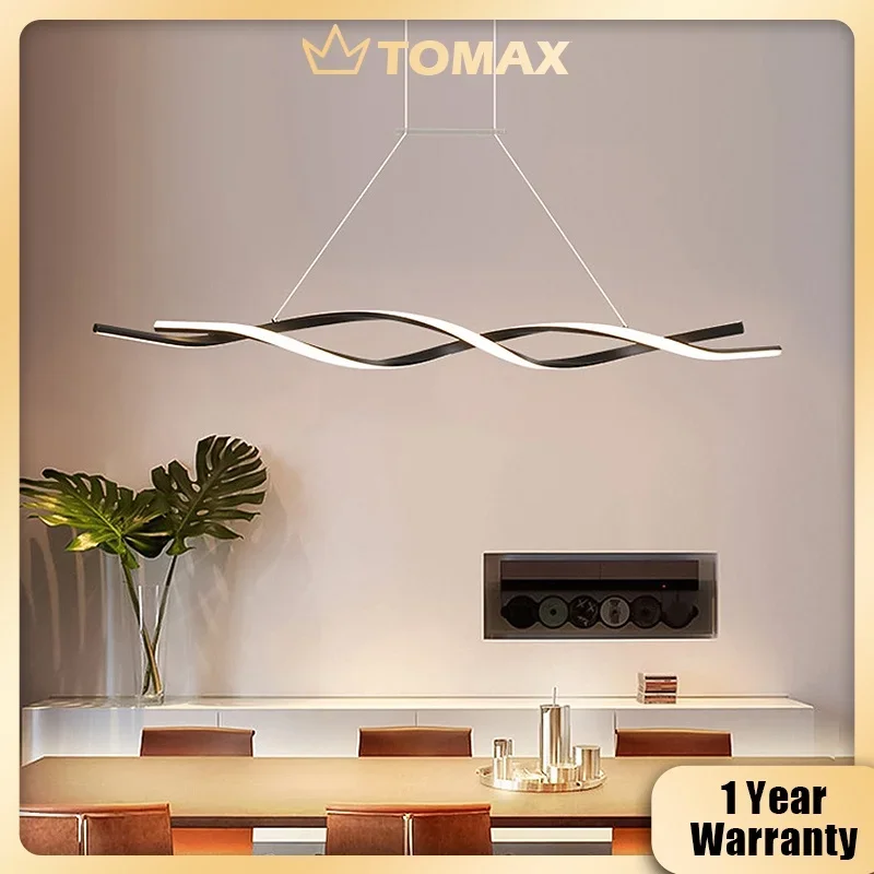 

TOMAX 120CM Led Light Pendant Light For Dining Room Office Living Room Restaurant Light Home Fixtures