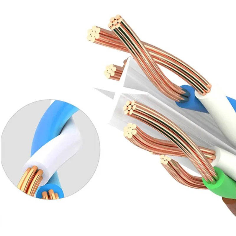 0.5/1/2/3/5/10/15/20/25/30/50M CAT6 이더넷 케이블 네트워크 케이블 패치 코드 블랙 RJ45 PC 노트북 모뎀 라우터 TV 사무실용