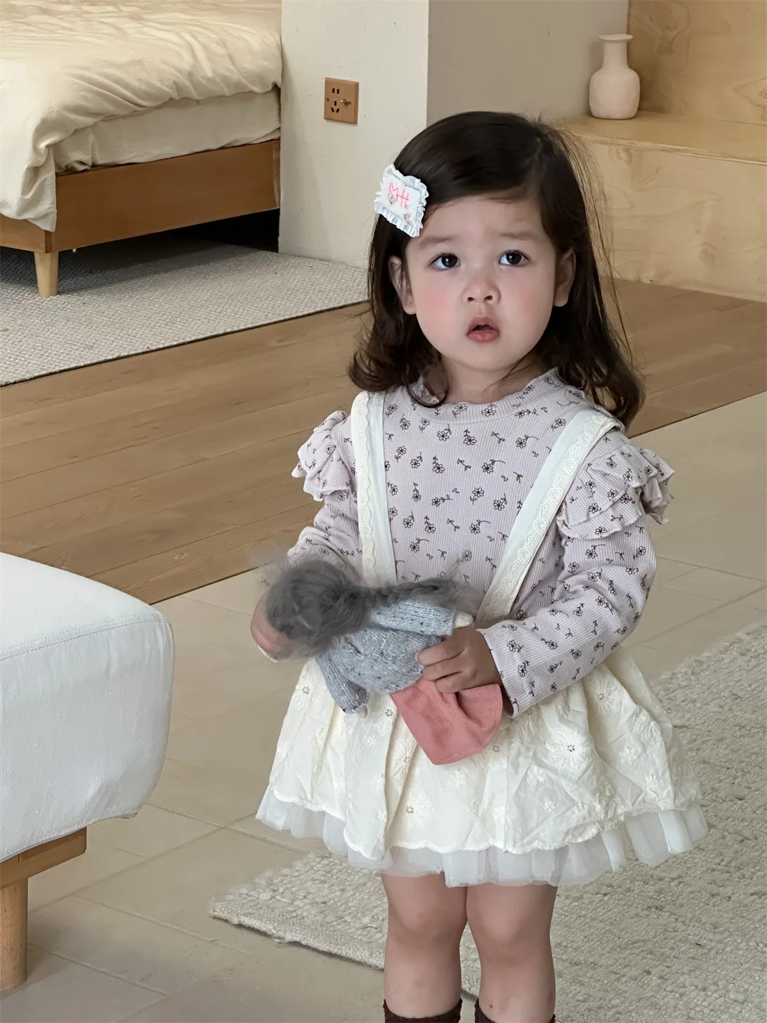 2025 Autumn New Baby Girl Long Sleeve Floral Bottoming Shirts Infant Toddler Cotton T Shirts Cute Girls Sweet Princess Tops 6 2025 Autumn New Baby Girl Long Sleeve Floral Bottoming Shirts Infant Toddler Cotton T Shirts Cute Girls Sweet Princess Tops - Image 6