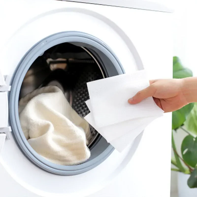 24pcs Washing Machine Use Mixed Dyeing Proof Color Absorption Sheet Anti Dyed Cloth Laundry Papers Color Catcher Grabber Cloth laundry cloth,laundry sheets,laundry color catcher sheets