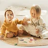 1PC Children Wooden 3D Puzzles Toys  Animals Vwgetable Colorful Puzzles Matching Toys For Baby Training Cognitive Montessor Toys 5