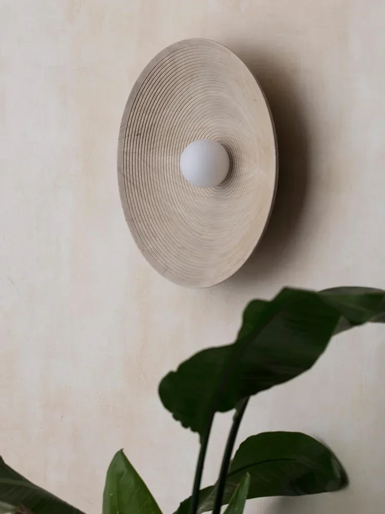 Retro Led Wall Lamp Living Room Bedroom Bedside Lamp Aisle Wall Home Decorative Art Wabi Sabi Indoor Lighting Wall Light 3