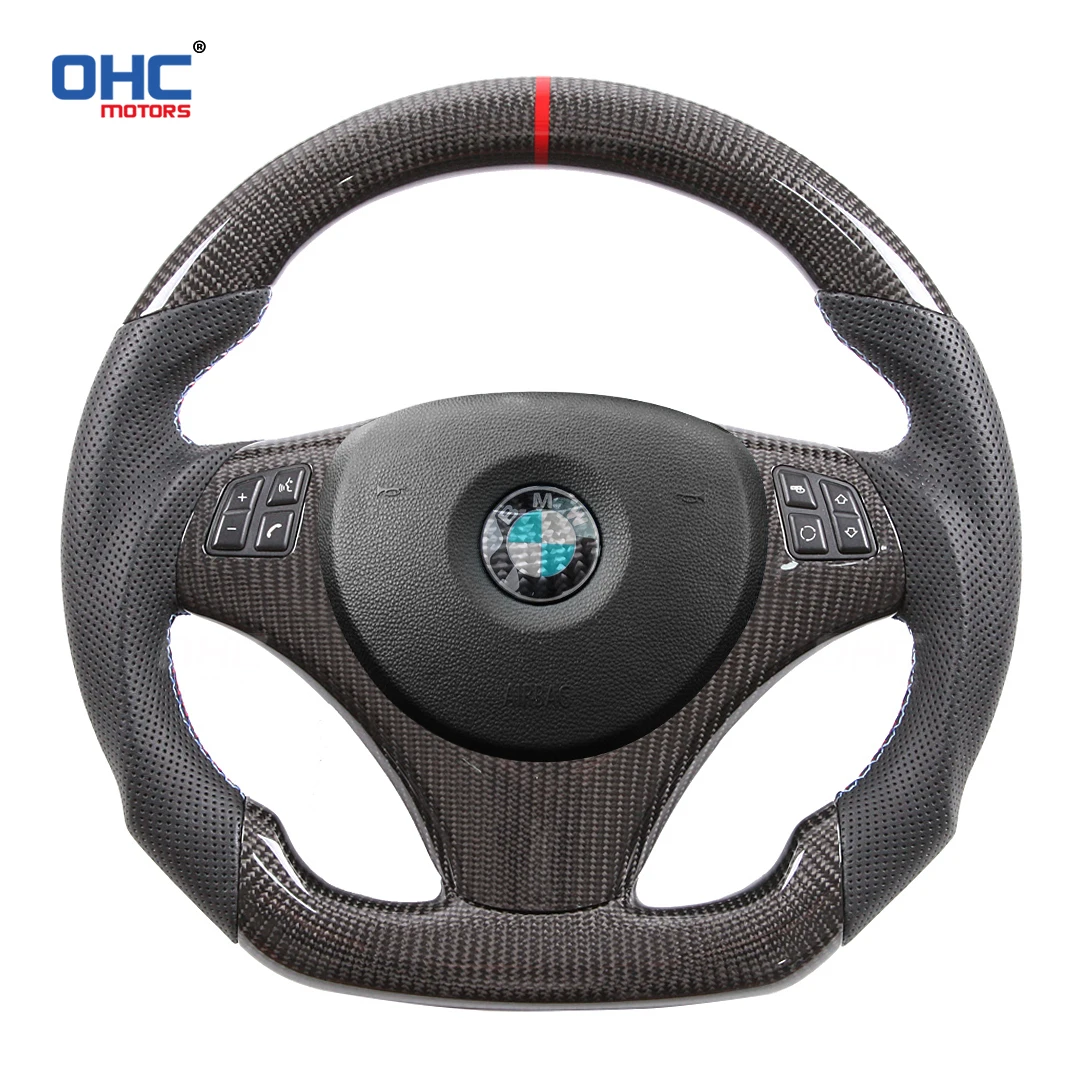100 Real Carbon Fiber Steering Wheel For Bmw E90 Steering Wheels