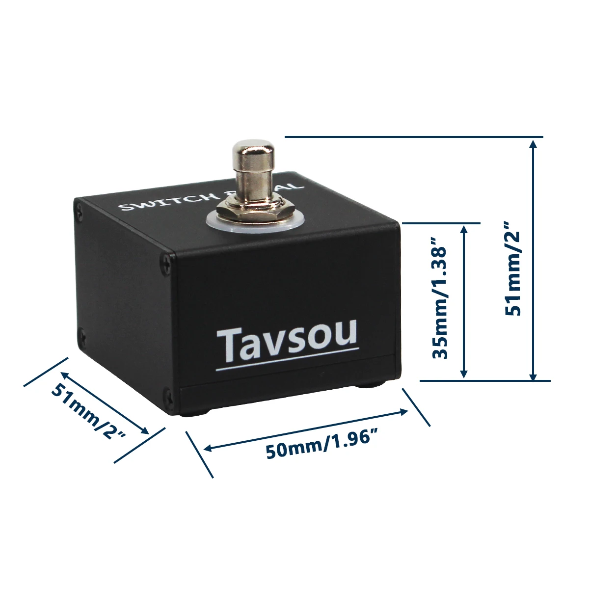 Tap Dual Footswitch Latch Momentary Pedal for Electronic Instruments Muti-effects Pedal and Amps Accessories with TS TRS Metal electric guitar pedal,guitar accessories,electric guitar switch
