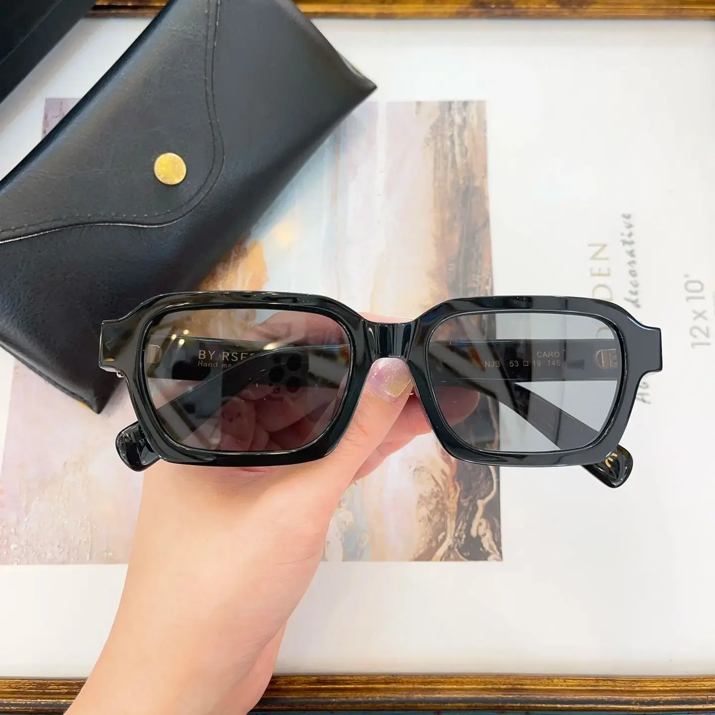 RSF-gafas de sol clásicas polarizadas con montura de acetato rectangular para hombre y mujer, gafas de ocio, negocios, pareja, SUPER CARO, ORIGINAL, moda