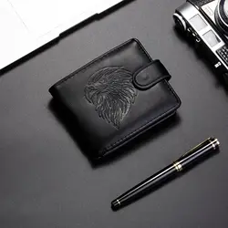 Embossed Eagle PU Leather Men's Retro Wallet - Multi - Functional Business Card Holder with Large Capacity (1)