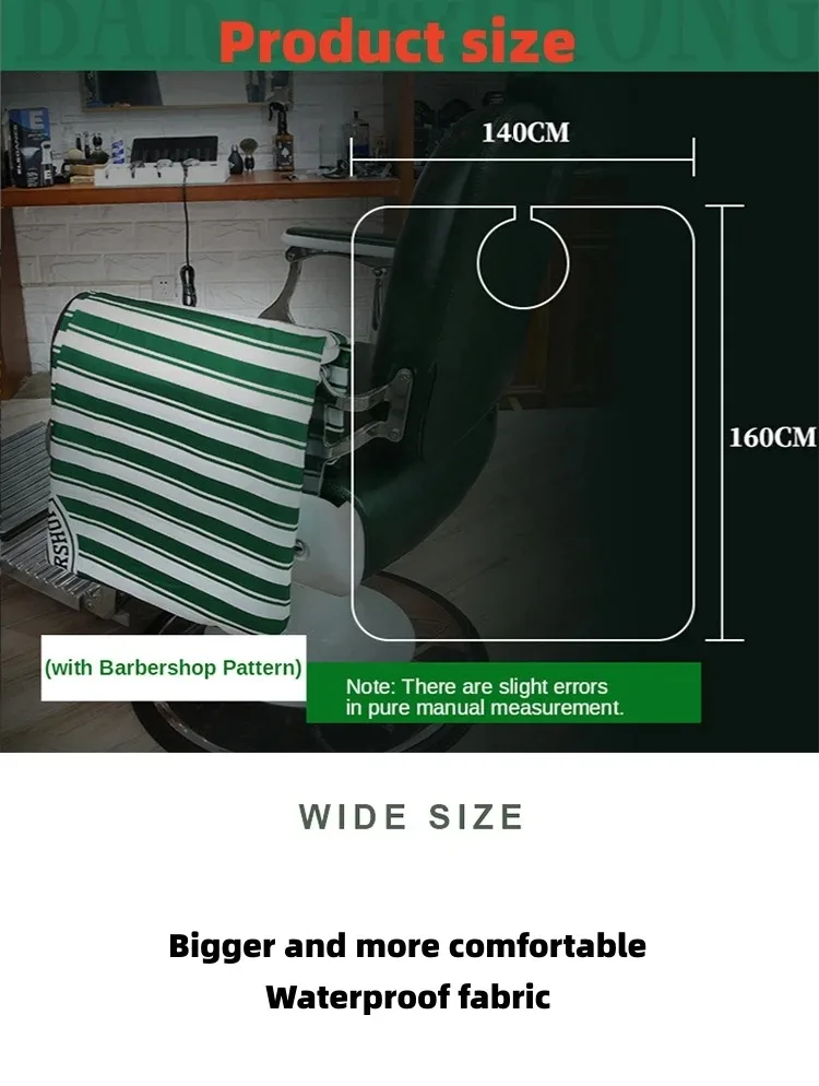 Thicken fabric Hairdress Cape Breathable Barber Apron Waterproof Hair Cutting Gown Barber Cape Hair Gown Salon Styling Clothes 2