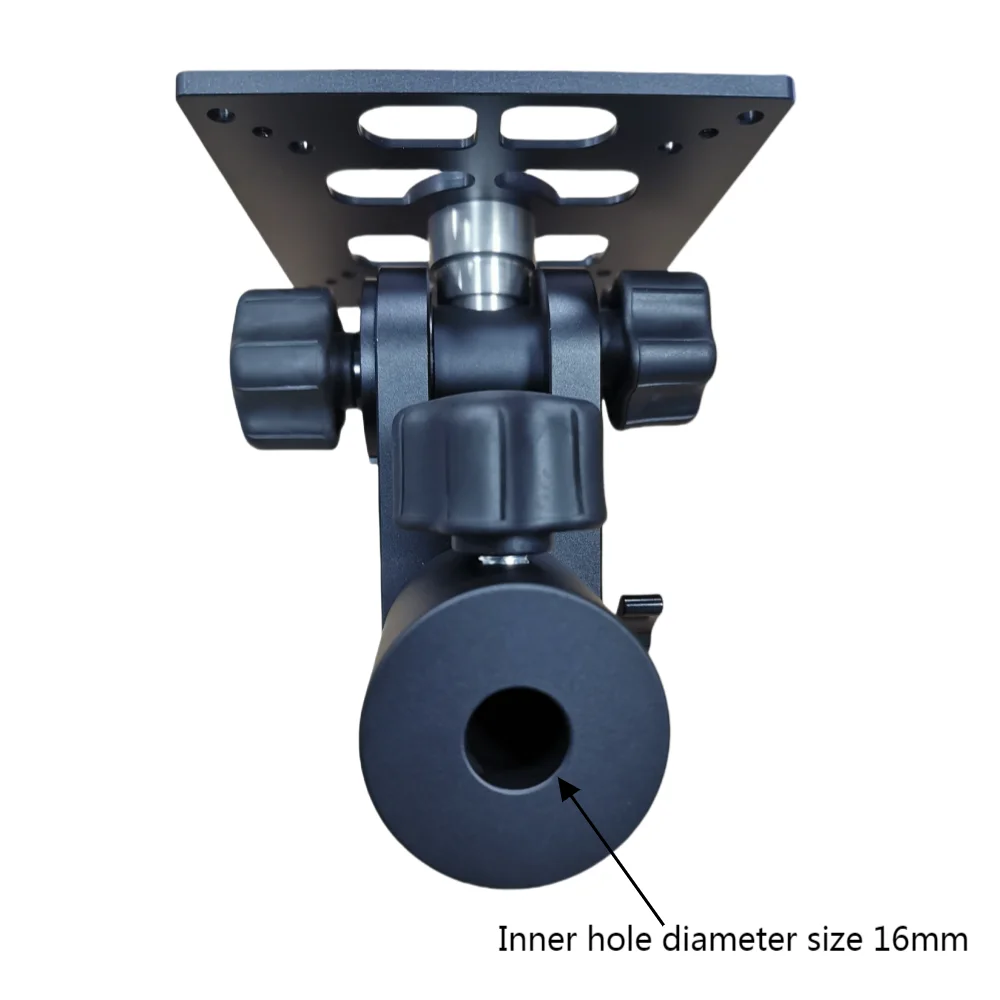 Tripod Leveling Base Selens Display Quick Mounting Plate Base Adjustable 180 Degree Rotation Universal Base Detachable Bracket for Photography Studio