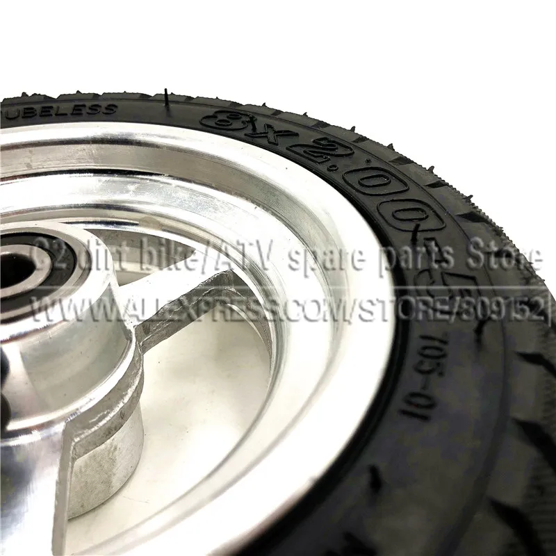 Electric Scooter Tire 8x2.00-5 Tubeless Tire Wheel Tyre 8X2.00-5 wheel hub For Kugoo S1-MINI Electric BIKE