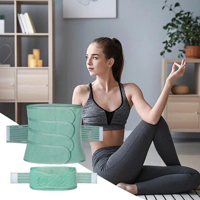 Postpartum Waist Trimmer Adjustable Elastic Abdomen Abdominal Binder High Waist Shaping Belt Breathable For Women Maternity