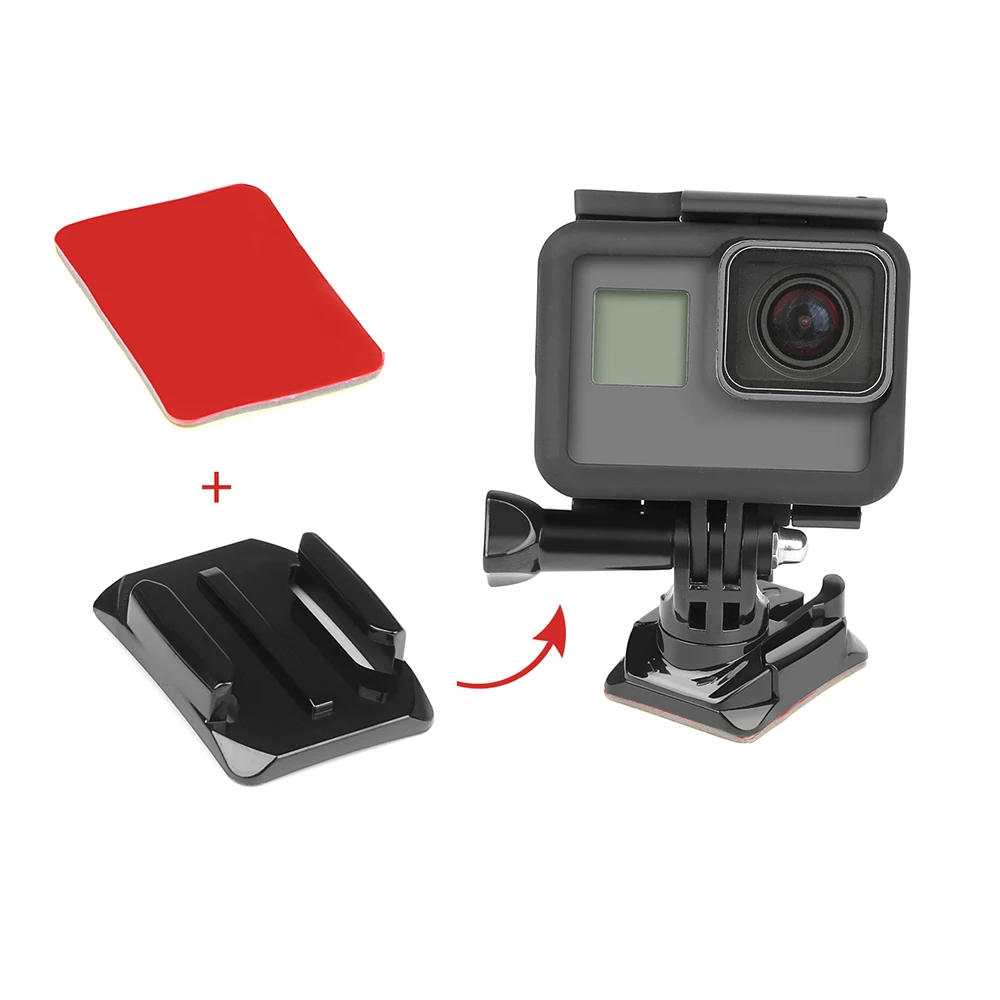 6 plokščių apsaugos GoPro, minkšti silikoniniai dėžutės, vežimų akcijos prieglaudos