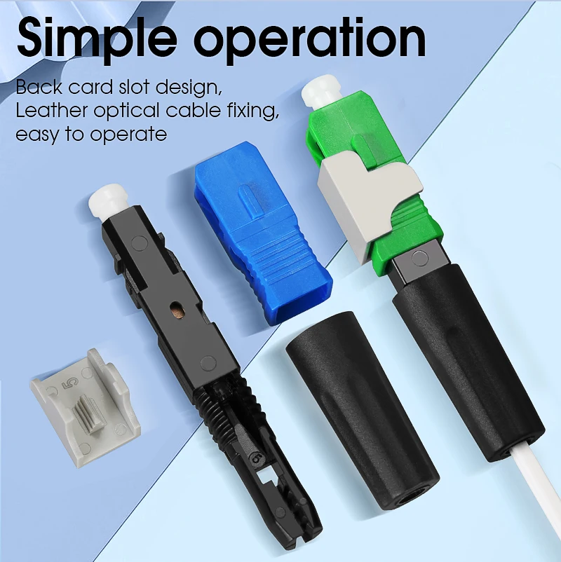 FTTH SC APC FTTH fiber optic quick connector SC/ APC FTTH Fiber Optic Fast Conne
