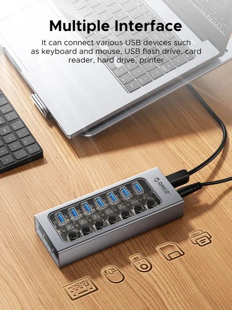 다양한 장치 연결을 위한 다목적 USB 허브