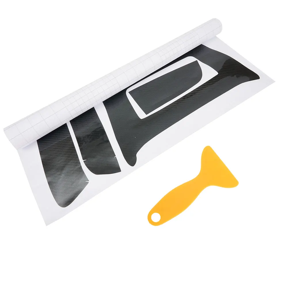 

Автомобильная наклейка для интерьера, отделка 5D из углеродного волокна, Виниловая наклейка для BMW E90 2005-2012, аксессуары для стайлинга автомобиля, Глянцевая наклейка