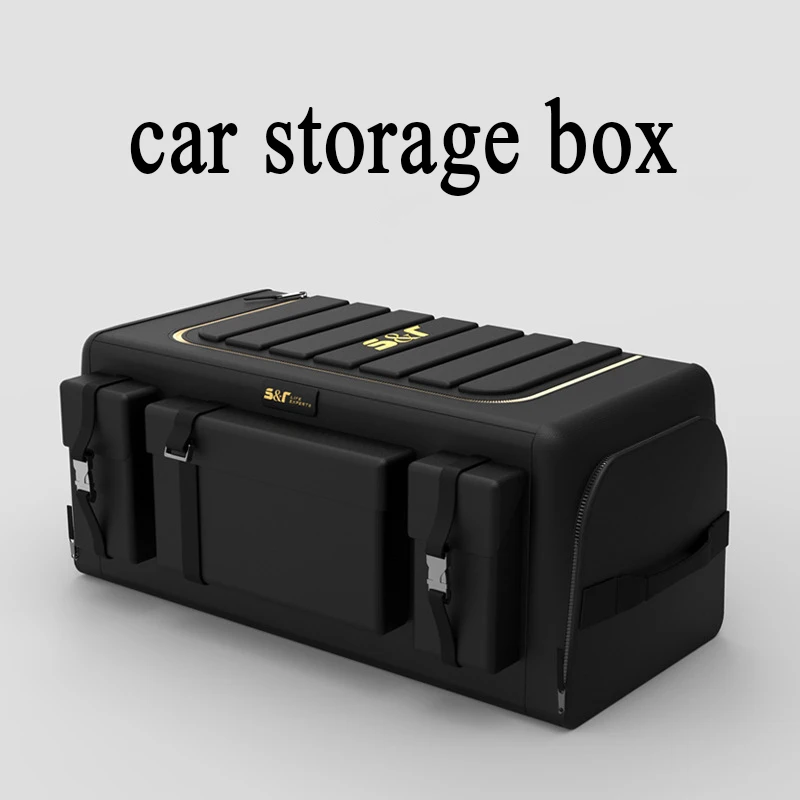 Car Storage Box Trunk Extra Large Storage Box Portable Foldable Seat  Fishing Box Outdoor Camping Finishing Box - AliExpress