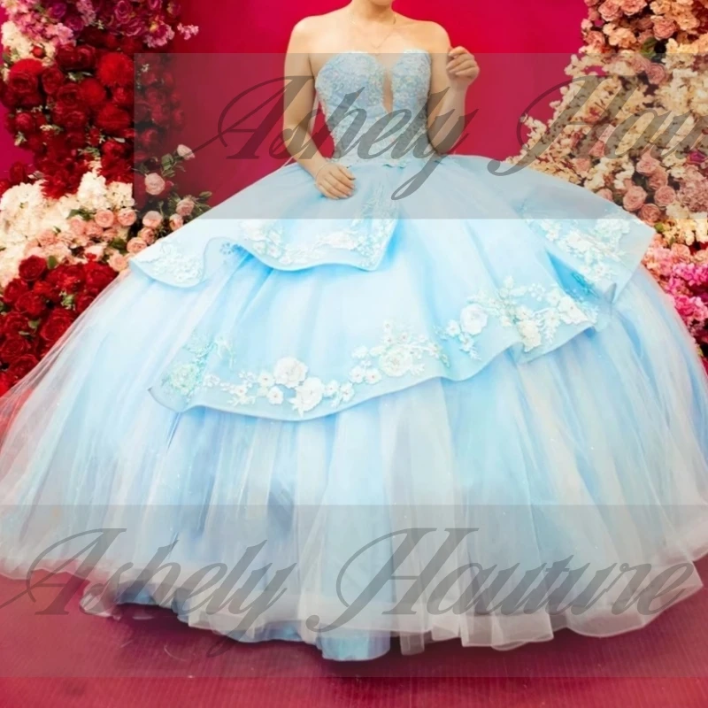  ŵ Pirncess Quinceanera 巹 ̽ Applique   ٴ    Ƽ  Ƽ 巹 Ʈ 15