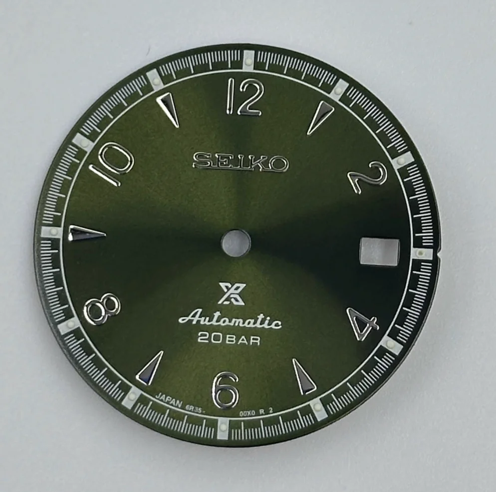 Retro Military Green Dial with Luminous Features - 30mm