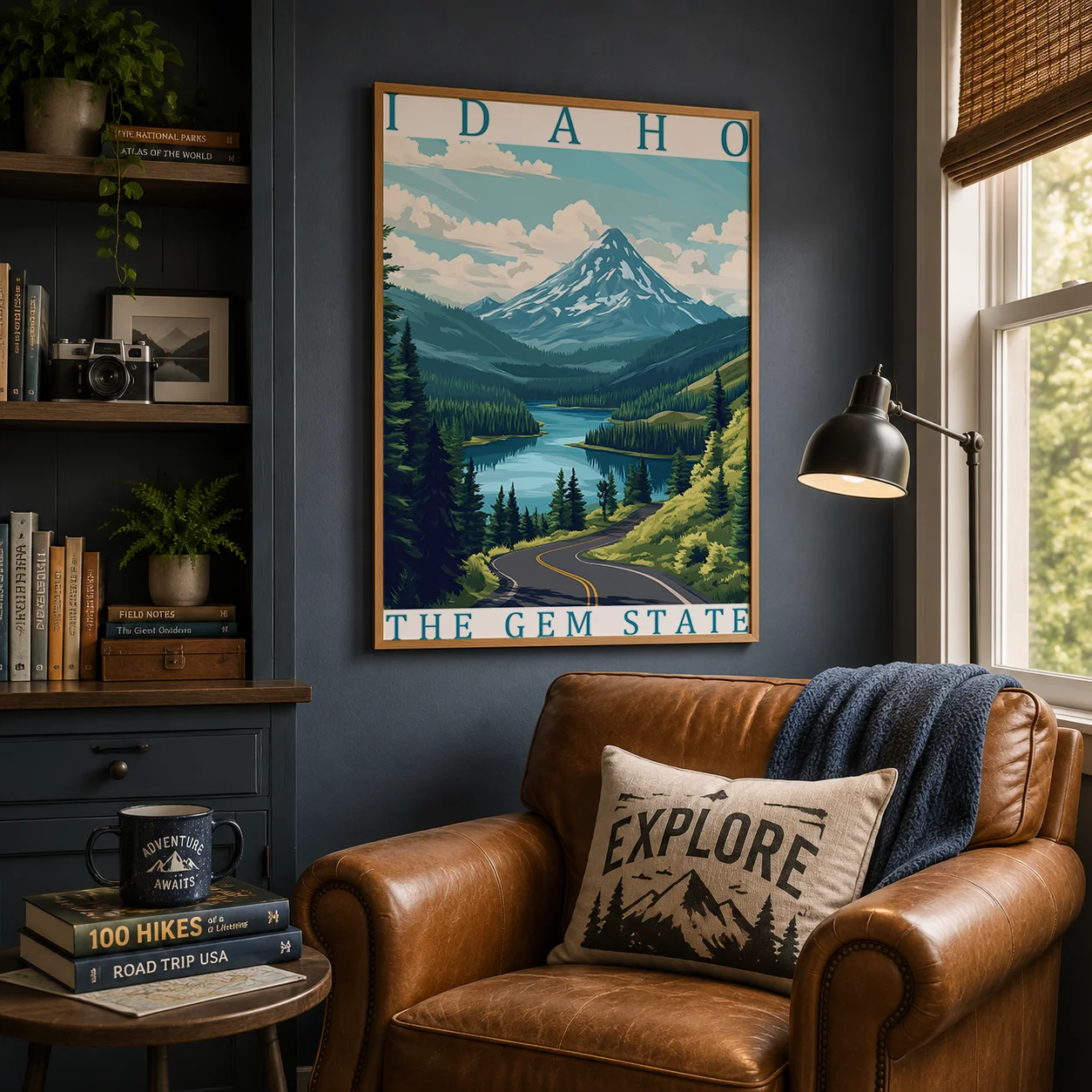 Quadro su tela estetico con immagini della natura, stile moderno, stampe di poster per la decorazione della parete di camera da letto e soggiorno - immagine 5