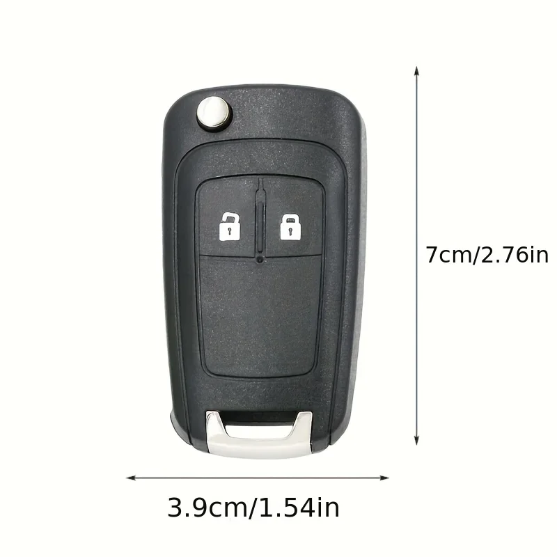 2 3 Buttons Flip Folding Remote Key Case For Opel Vauxhall Corsa Astra Vectra Zafira Omega HU100 Uncut Blade