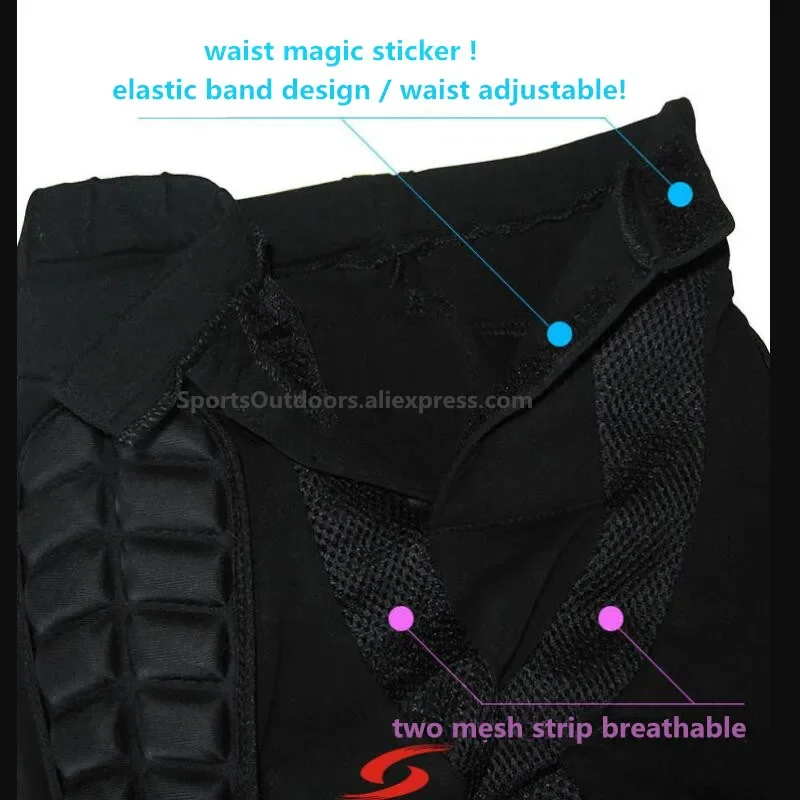 Children Protective Hip Pad Skiing Snowboard Skating Skiing Protection Shorts Drop Resistance Roller Skate Padded Protecter